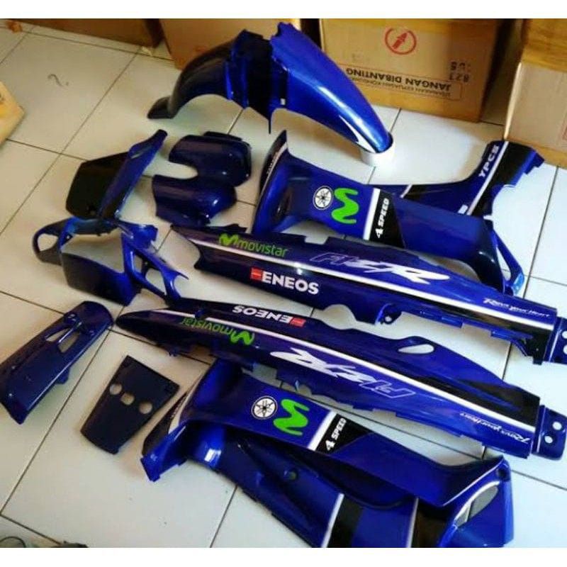 MOVISTARS bodi FIZ R full set biru hitam