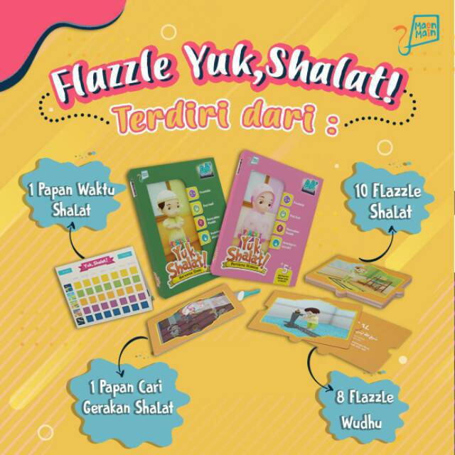 Flazzle Yuk, Shalat Flash card dan puzzle