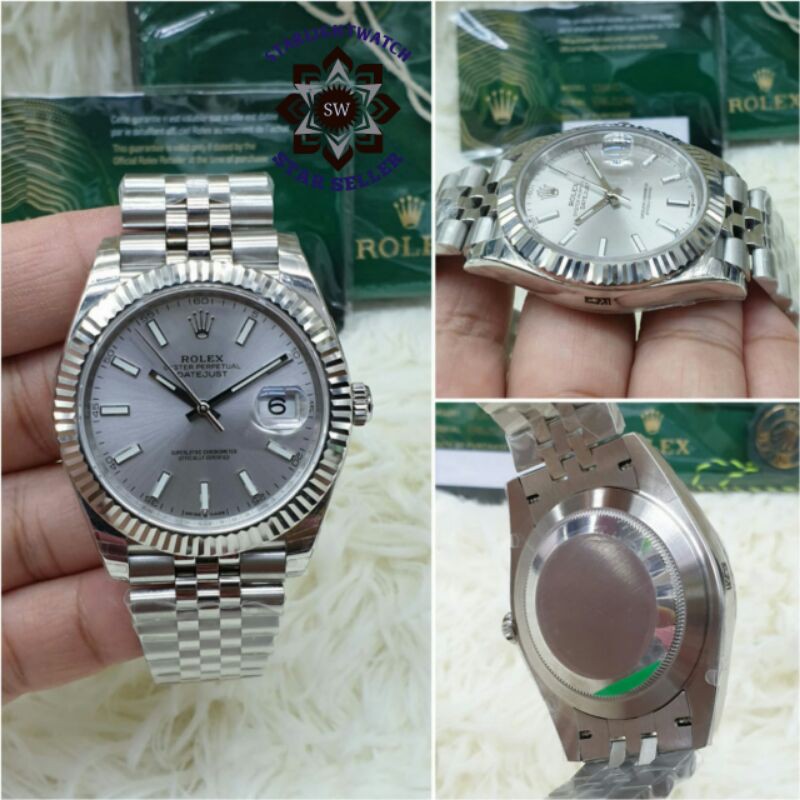 Jam Tangan Rolex Datejust Automatic Mesin Swiss AWF Kualitas Original