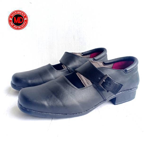 MANDIENS - SJ109 Sepatu Paskibra Cewek Kulit Sapi Asli