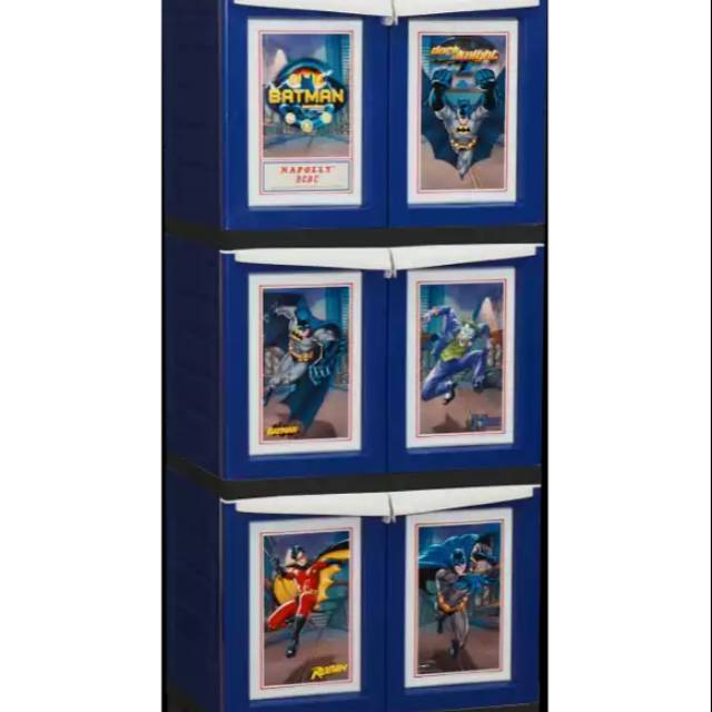 Lemari plastik napolly BCBC 163 batman surabaya