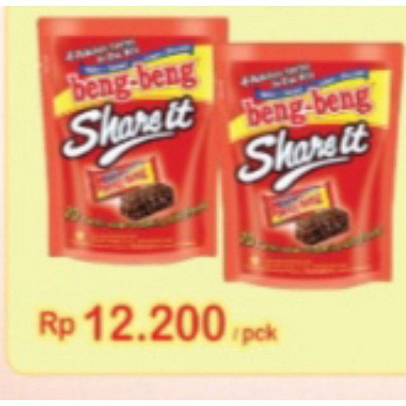 

BENG-BENG SHARE IT ISI 9,5GR X10PCS WAFER COKLAT KARAMEL DAN CRYSPY, COKLAT TEBAL