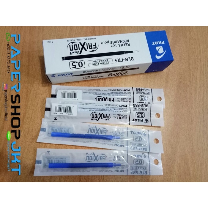 

TULIS-ALAT- GROSIR!!! REFILL ISI PULPEN FRIXION PILOT 0.5 BIRU -ALAT-TULIS.