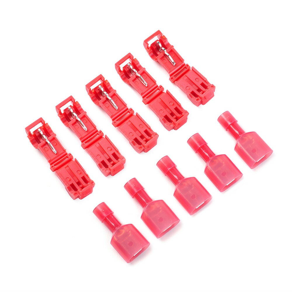 Kabel Jumper Wire Konektor  T Merah 0.3-1mm2 Terminal Scotch Lock Connector Quick Splice Crimp