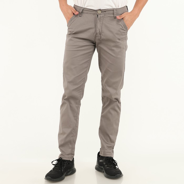 Celana Chino Coklat Panjang Premium Slimfit Pakaian Pria Kerja  EE499  Chino/Chinos Panjang Berkuali