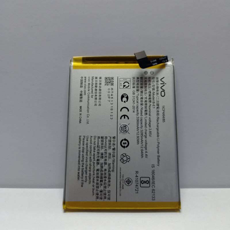 Batre Baterai Battery Vivo Y71 B E1 Original 100