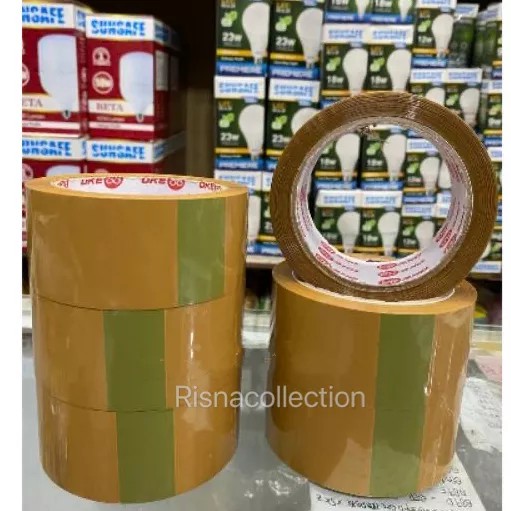 

Lakban coklat oke 88 / isolasi besar selotip coklat mrek oke 88
