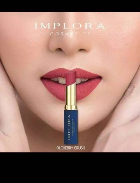 ❤mawarjingga❤ IMPLORA INTENS MATTE LIPSTIK lipstik putar implora