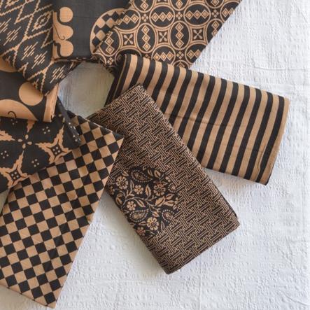 KAIN BATIK KATUN BATIK COKLAT BATIK METERAN KAIN BATIK PEKALONGAN