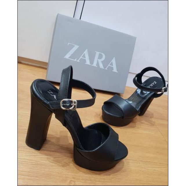 Sepatu Hak Chunky / Big Heels Zara High Heels Zara Dove Chunky Heels Cm