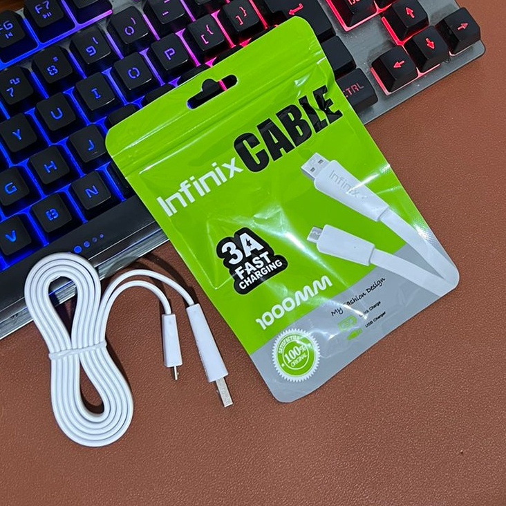 VICTORY KABEL DATA INFINIX SMART 4 / SMART 5 / HOT 8 / HOT 9 ORIGINAL 3A SUPPORT FAST CHARGER MICRO