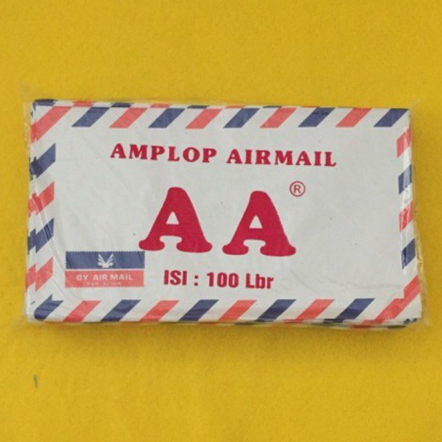 

Amplop AIRMAIL AA ISI 100 LEMBAR