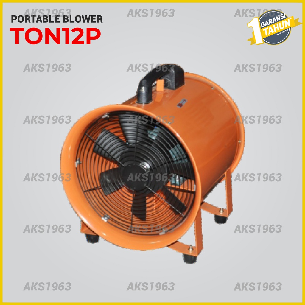 Portable Ventilator Kipas Blower Exhaust Fan Industri 055 Kw 12 Inch Aks Ton12p Aks1963 Shopee Indonesia