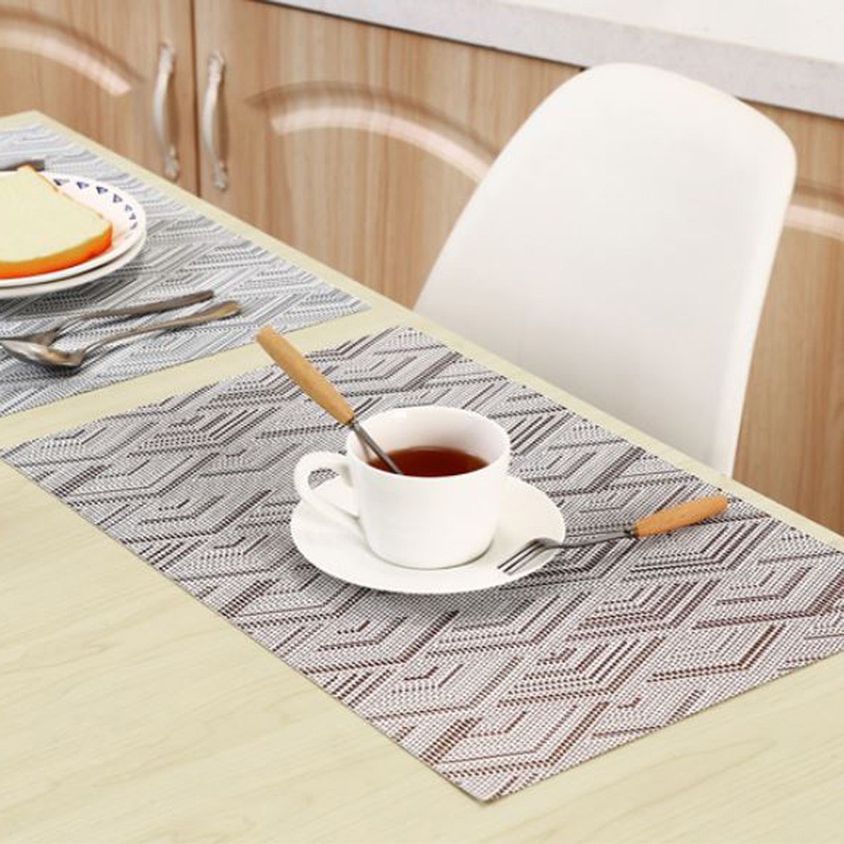 taplak meja alas piring geometric table mat (1D4) khg008