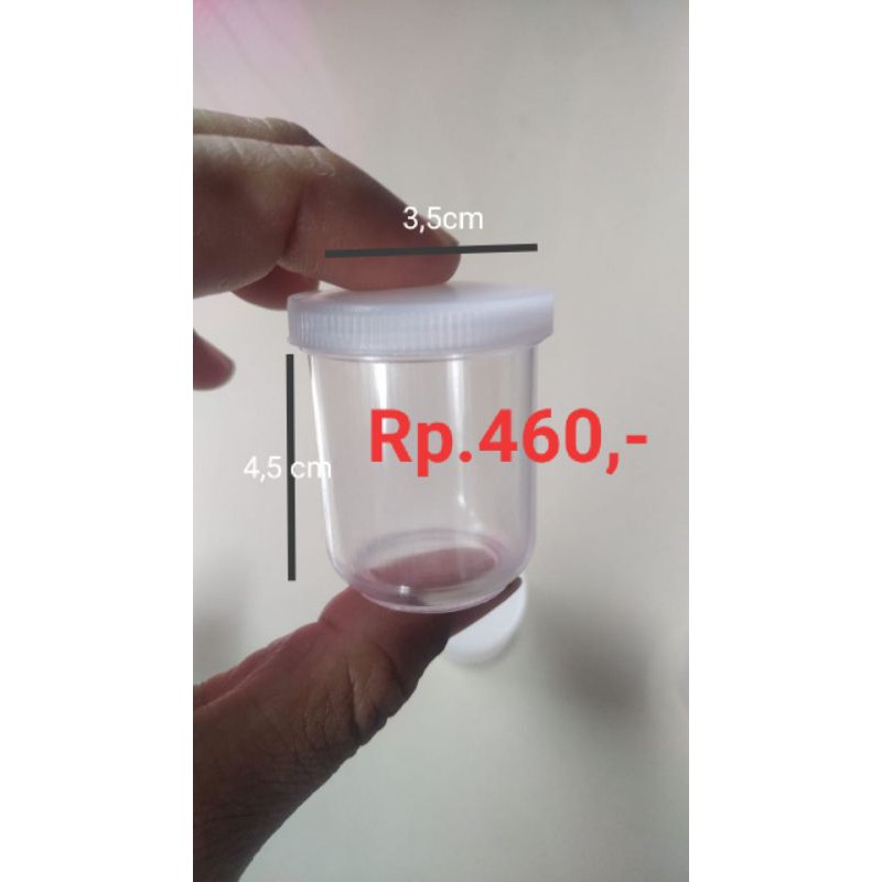 Pot Urine 40 cc isi (100/pcs)  Plastik / Cup Slime / Pot Salep Dahak 40cc 40ml 40 ml