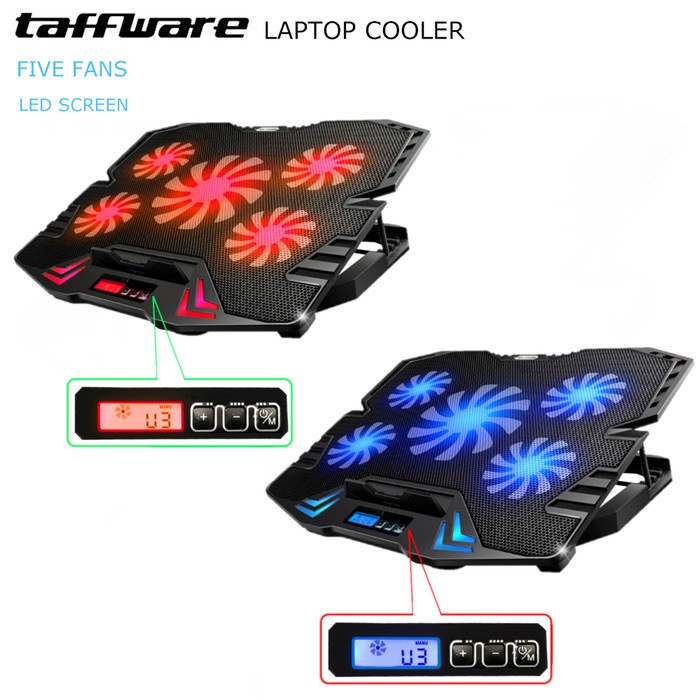 Taffware FAN Cooling Pad Laptop 5 Kipas - K5