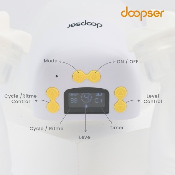 Doopser Portable Handsfree Breast Pump Single 8010 Pompa Asi Wearable