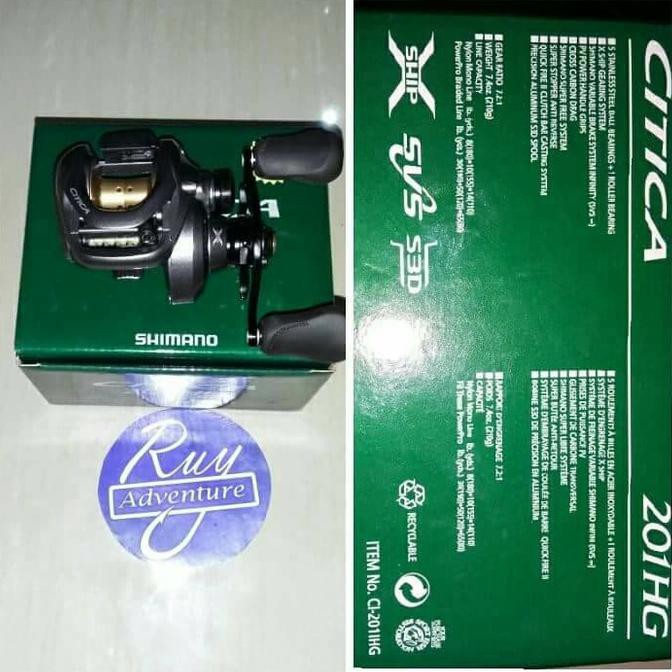 Terlaris Murah Reel Bc Shimano Sitica 201Hg - Erhgrd