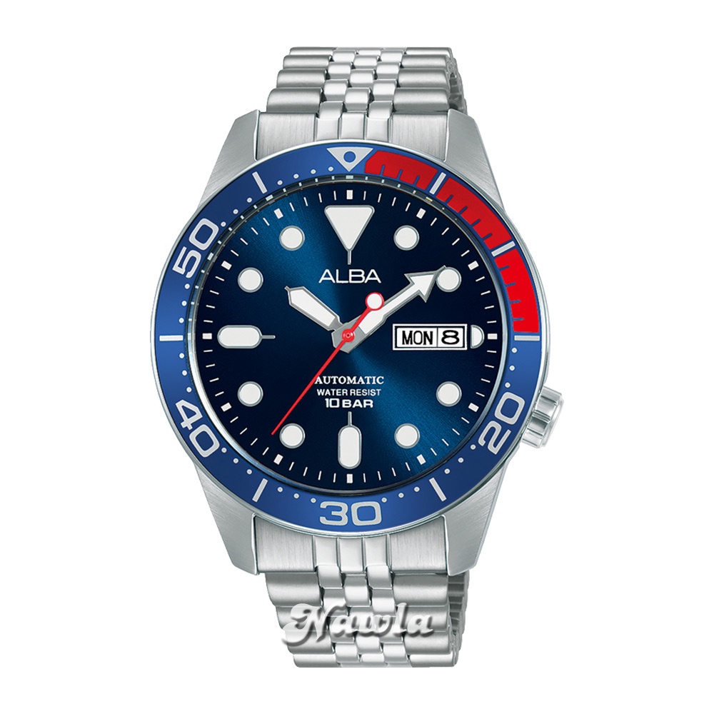 Alba Automatic AL4191X1 Pepsi Bezel - Jam Tangan Pria AL4191