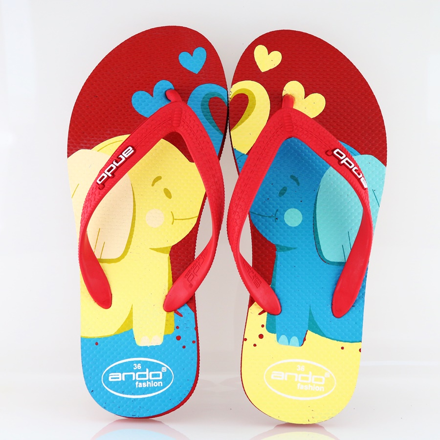 NEW Ando Whisper Merah - Sandal Jepit Wanita Terbaru 2022 Ando Surabaya