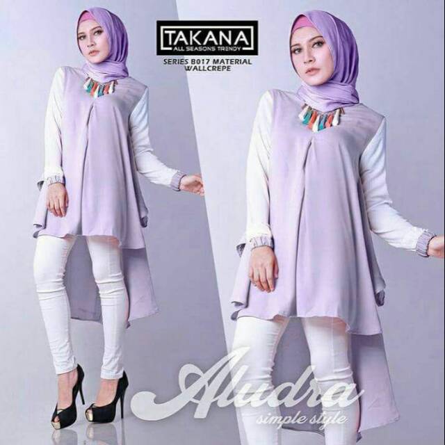 tunik cantik modis Aludra TAKANA original brand