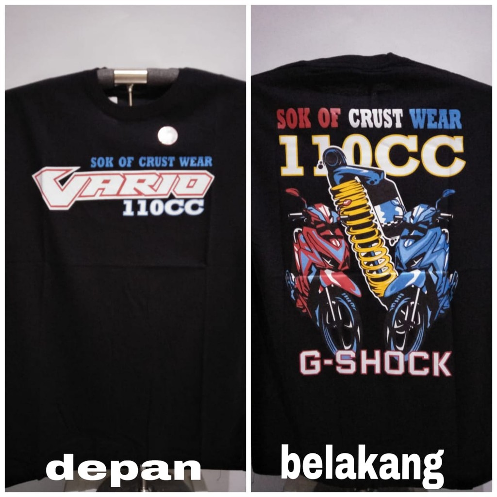 Kaos T Shirt Kaos Vario 110cc Kaos Polos Baju Distro Baju