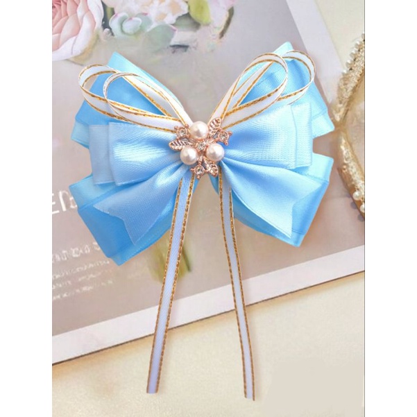 pita hias korean ribbon brooch // pita lightstick // pita baju