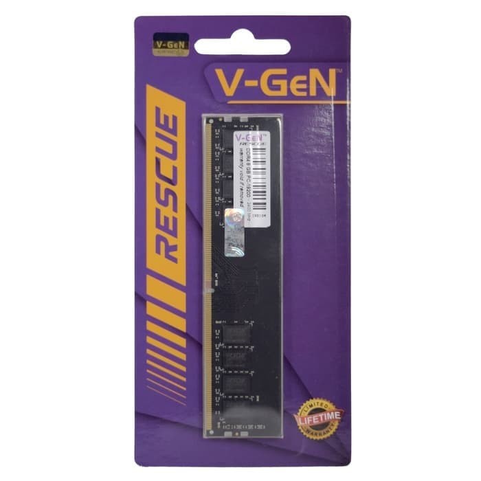 Ram PC VGeN Ddr4 4gb 8gb 16gb Pc19200 2400Mhz V-GeN Longdimm Rescue