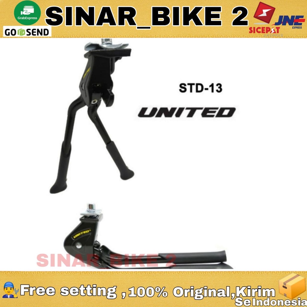 Standar Tengah Alloy UNITED STD-13 Model Massload