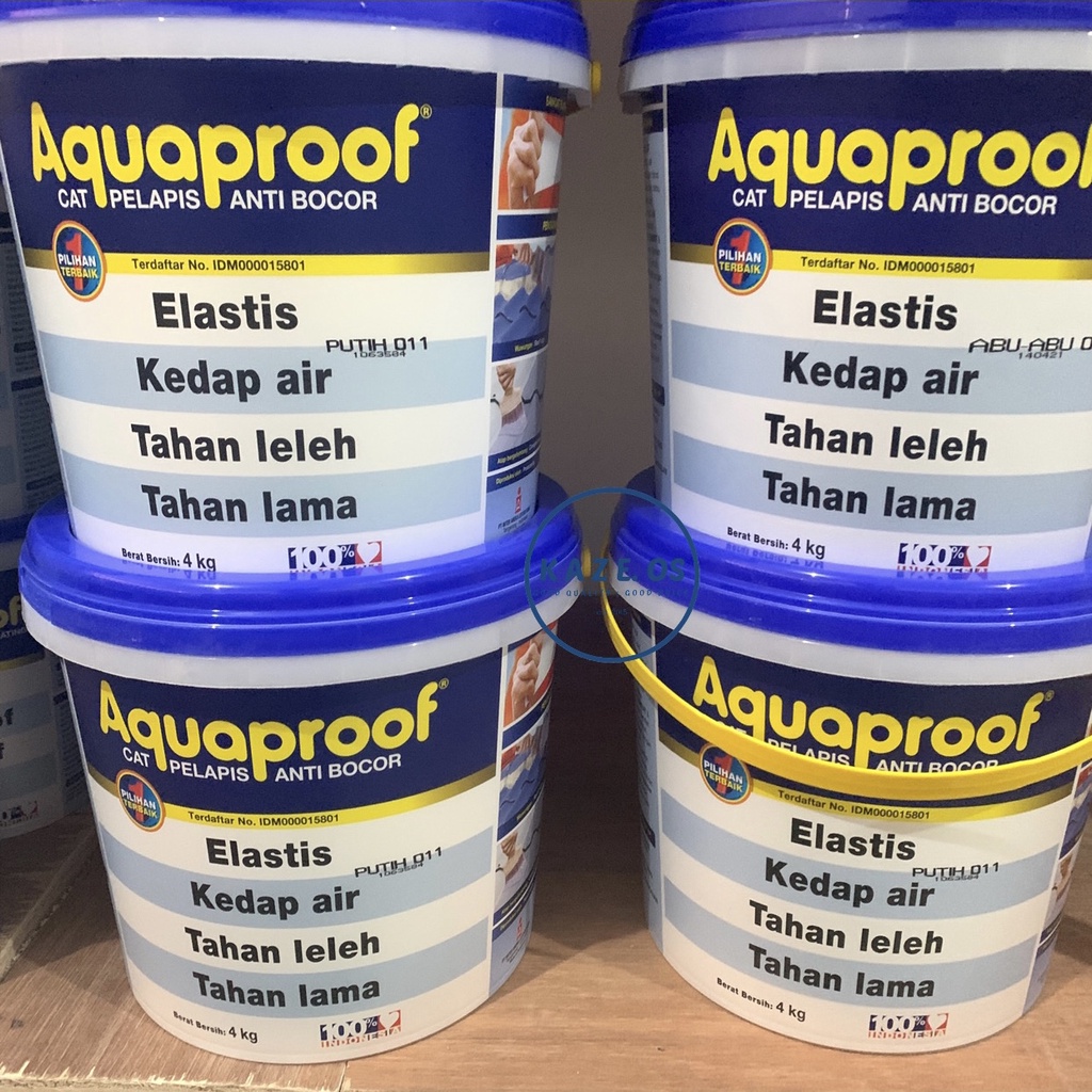 ASLI 100% AQUAPROOF 4KG HARGA TERMURAH SE SURABAYA - READY 1 KG 4 KG 20 KG - PUTIH ABU ABUMUDA TRANS