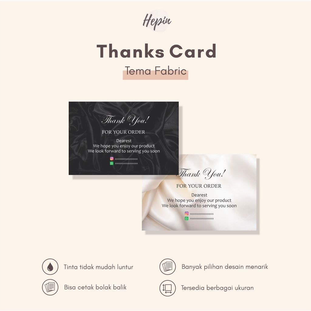 

Thanks Card Olshop Tema FABRIC - Bisa Custom Desain dan Tulisan