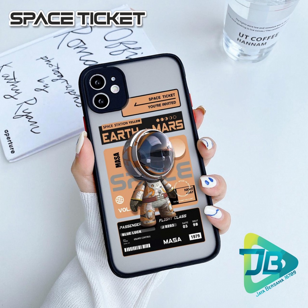 SOFTCASE DOVE SPACE TICKET OPPO VIVO SAMSUNG XIAOMI REALME IPHONE ALL TYPE JB5574