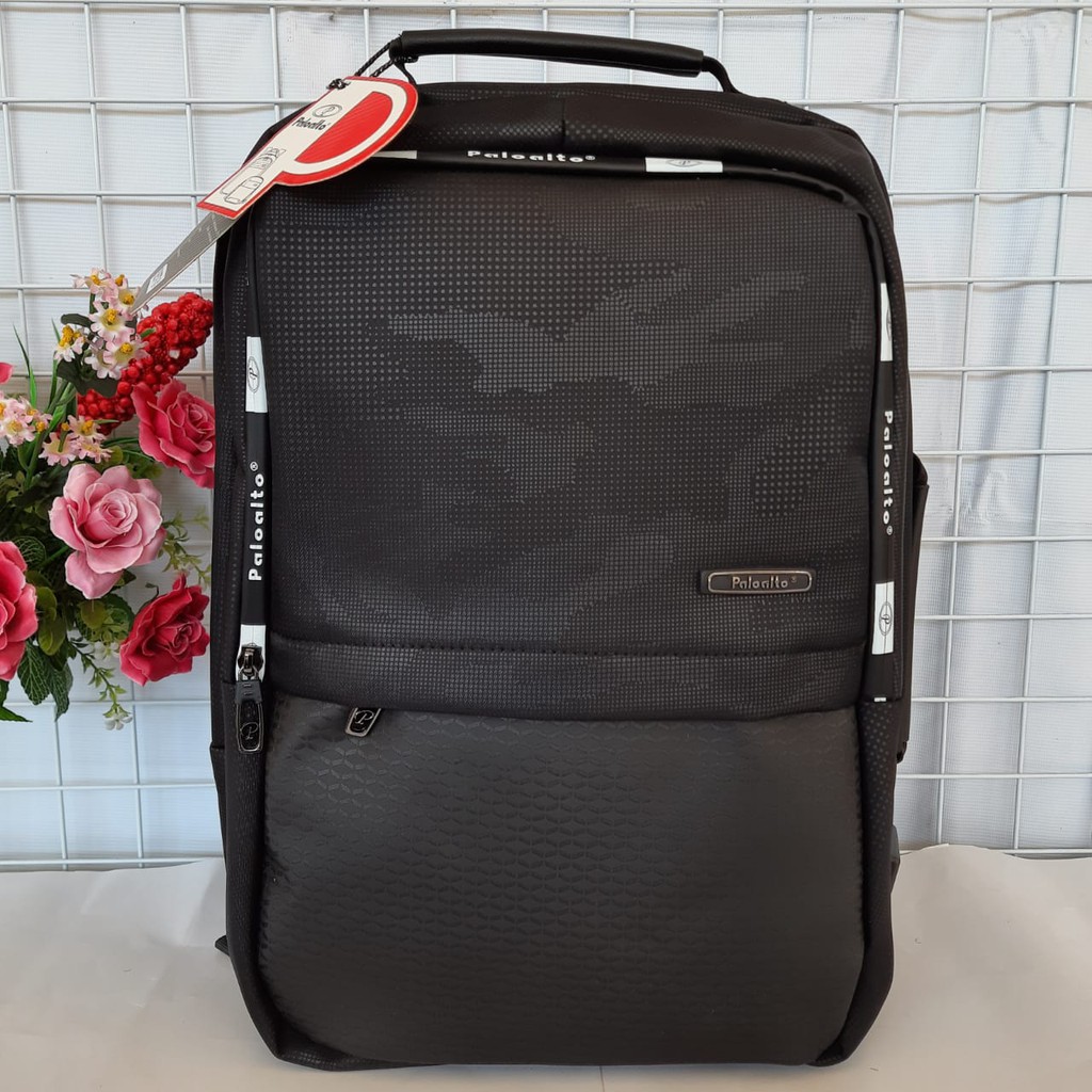 gos TAS PALO ALTO Backpack Super Tas Sekolah Tas Kuliah Tas Ransel Laptop dengan Raincover