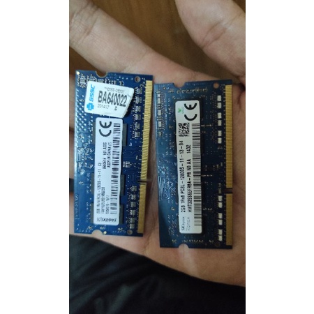 RAM LAPTOP/NOTEBOOK 2GB DDR3L