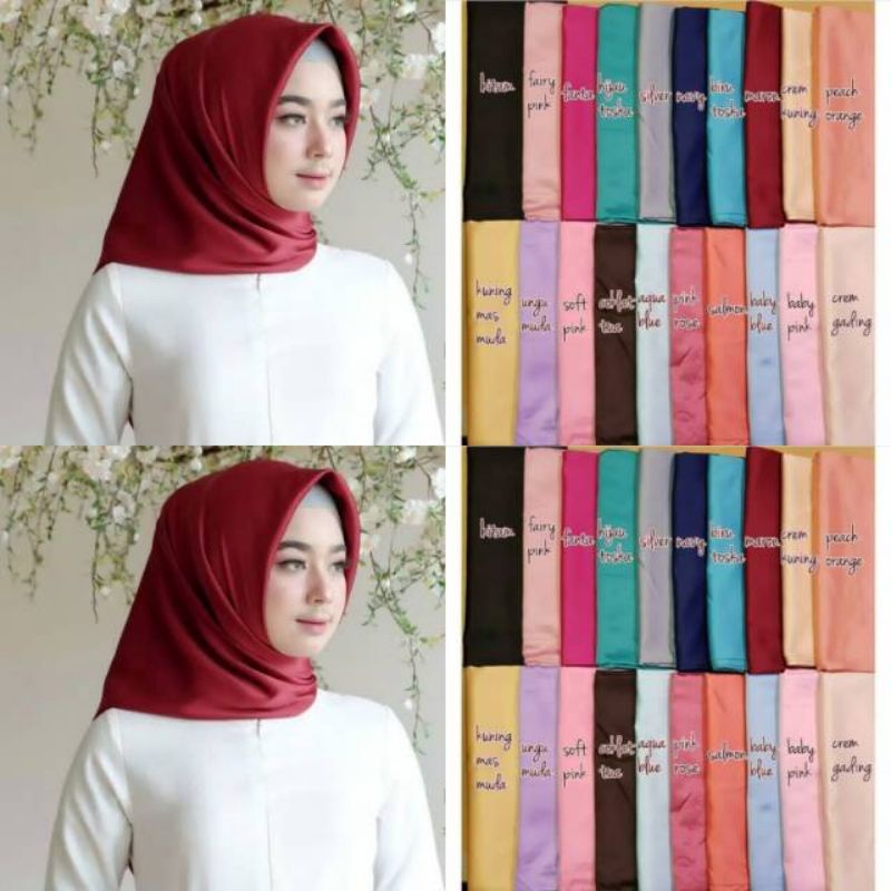 JILBAB SATIN//JILBAB SEGI EMPAT/JILBAB POLOS/JILBAB KEBAYA