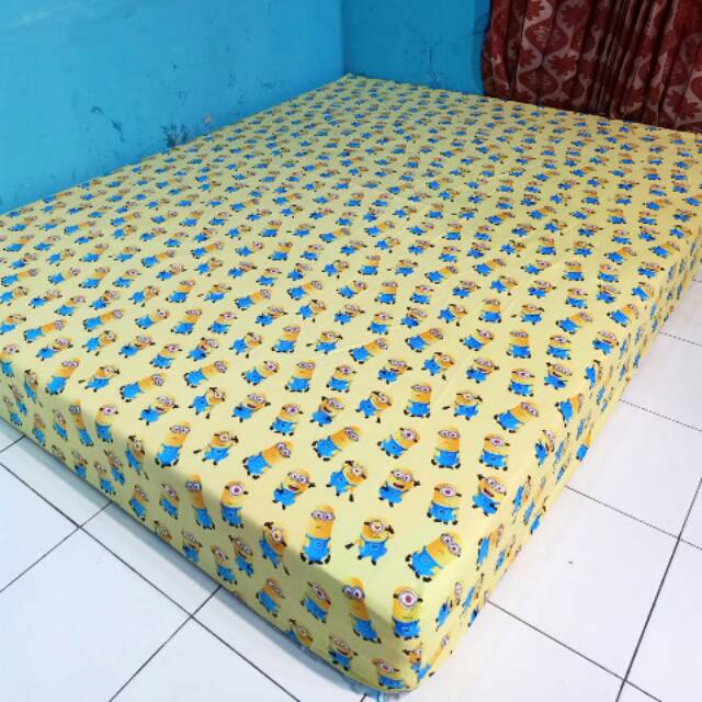 Sprei homemade motif MINION. Bahan halus tidak mudah luntur | Shopee