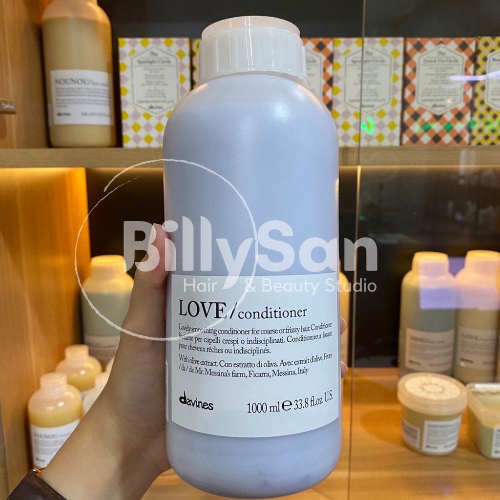 

Davines LOVE Smoothing Conditioner 1000ml rambut diluruskan anti-frizz