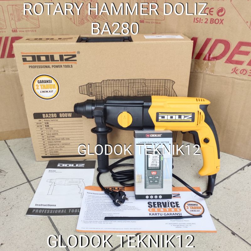 MESIN BOR BETON DOLIZ BA280 / ROTARY HAMMER DOLIZ BA280 / MESIN BOBOK BETON DOLIZ BA280 /DOLIZ BA280
