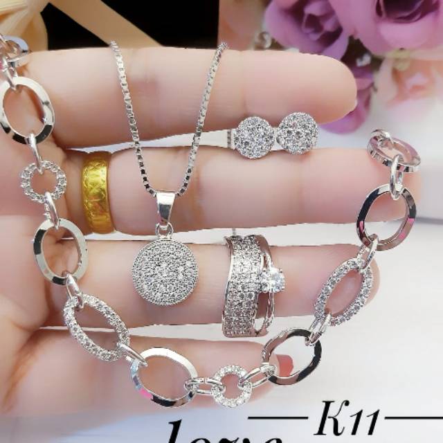 Xuping set perhiasan  lapis emas  24k 0139 Shopee  Indonesia