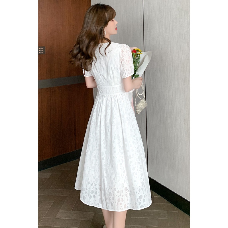 【Rozen】French Retro Midi Dress R087