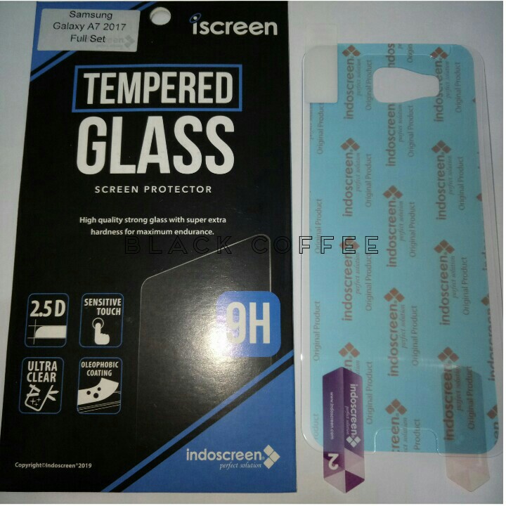 Tempered glass samsung A7 2017 tempered glass iScreen bening