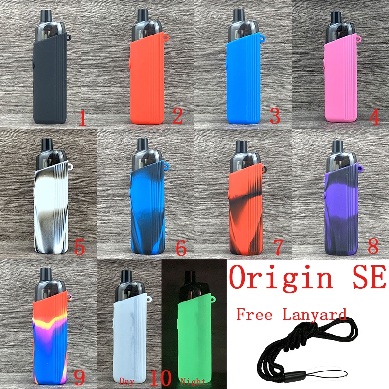 Casing Soft Case Silikon Tekstur Kulit Dengan Tali Lanyard Untuk Origin SE