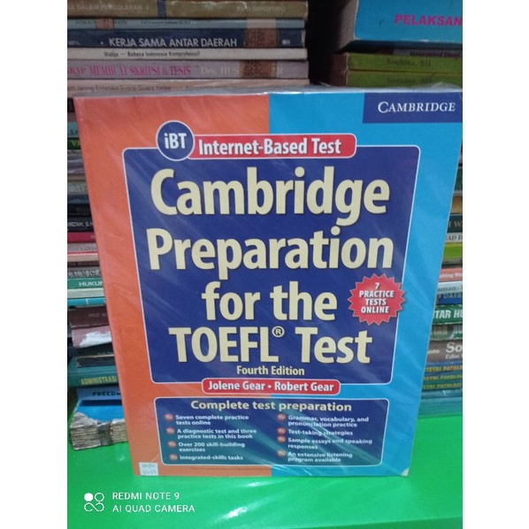 CAMBRIDGE PREPARATION FOR THE TOEFL  TEST  fourth edition