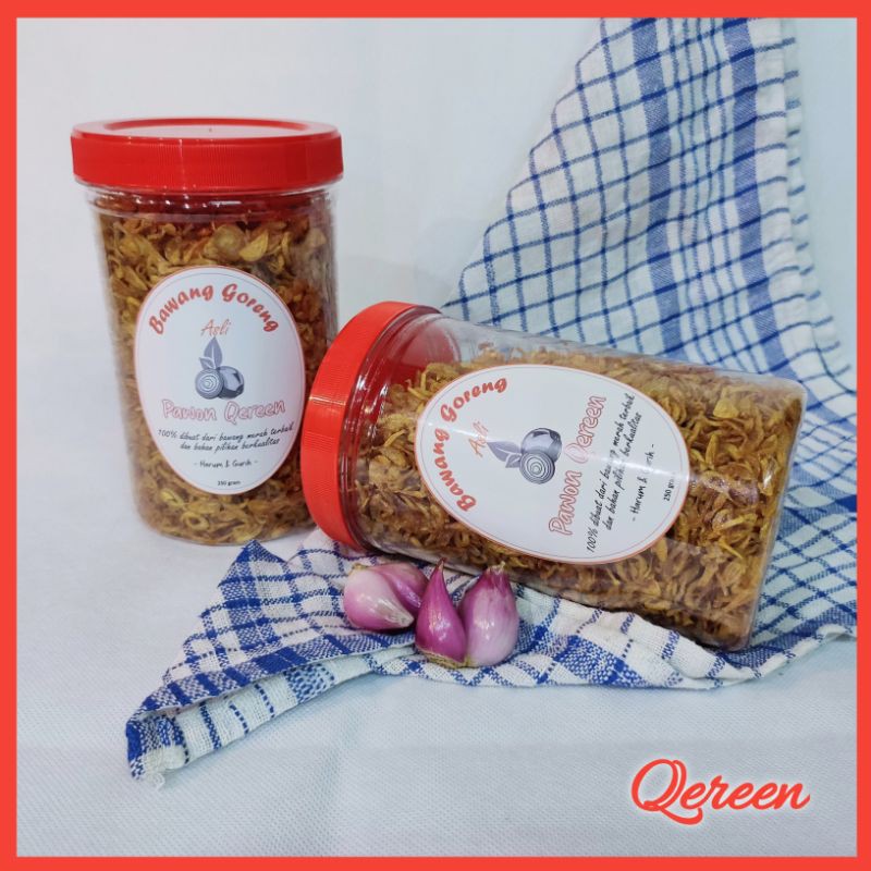 

Bawang Goreng Asli Harum Gurih 250 gram - Pawon Qereen