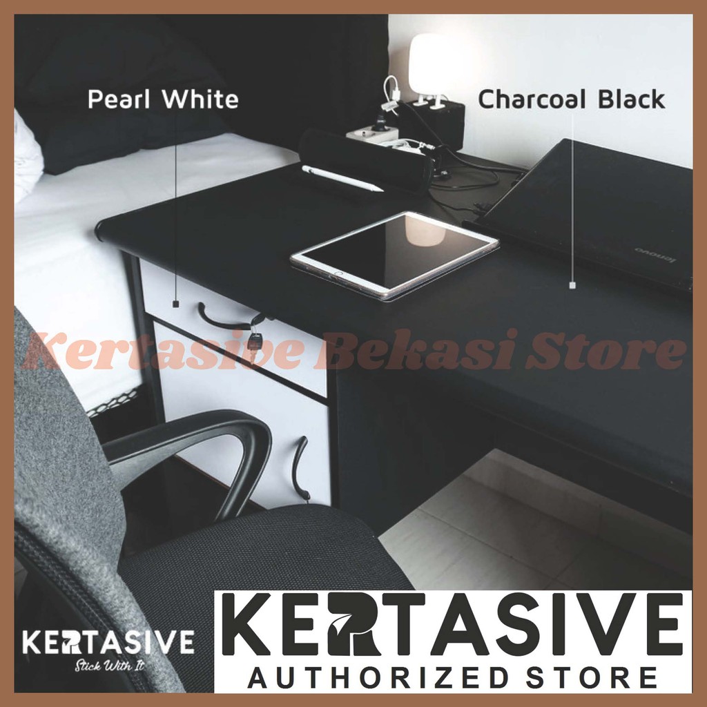 Kertasive Charcoal Black - Pelapis Kayu - Pelapis Dinding