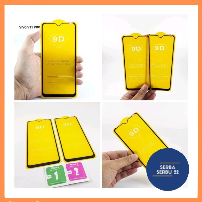 Tempered Glass Full 9D/5D VIVO V11pro, V11i, V5, V5+, V7+, V9, V7, Y95, Y93, Y91 [SS]