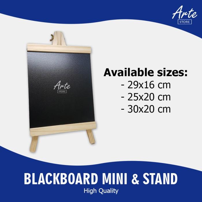 

Nov | Papan Tulis Hitam Blackboard Mini Dengan Stand