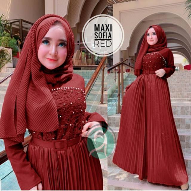 MAXI SOFIA/SOFIA DRESS/GAMIS MURAH/