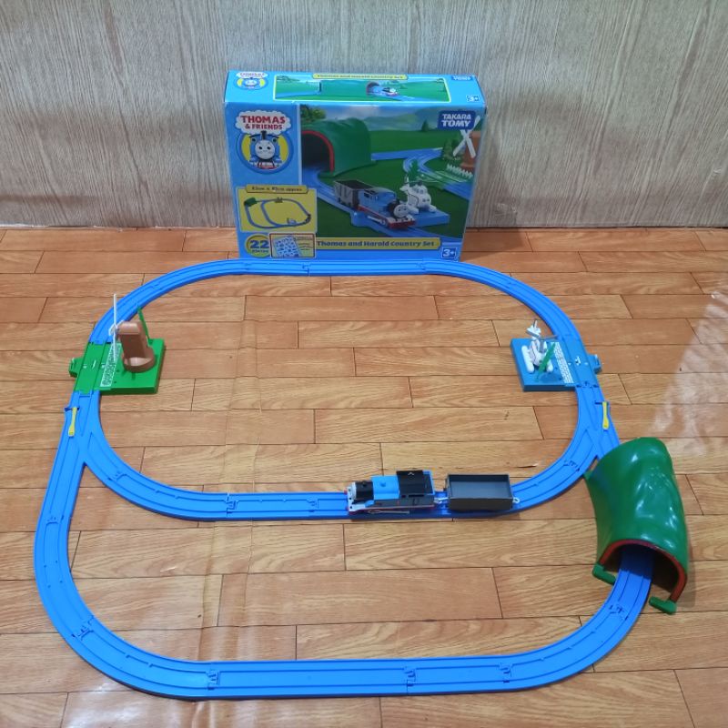 Plarail Snow Country Rail Set - fall inside a hole