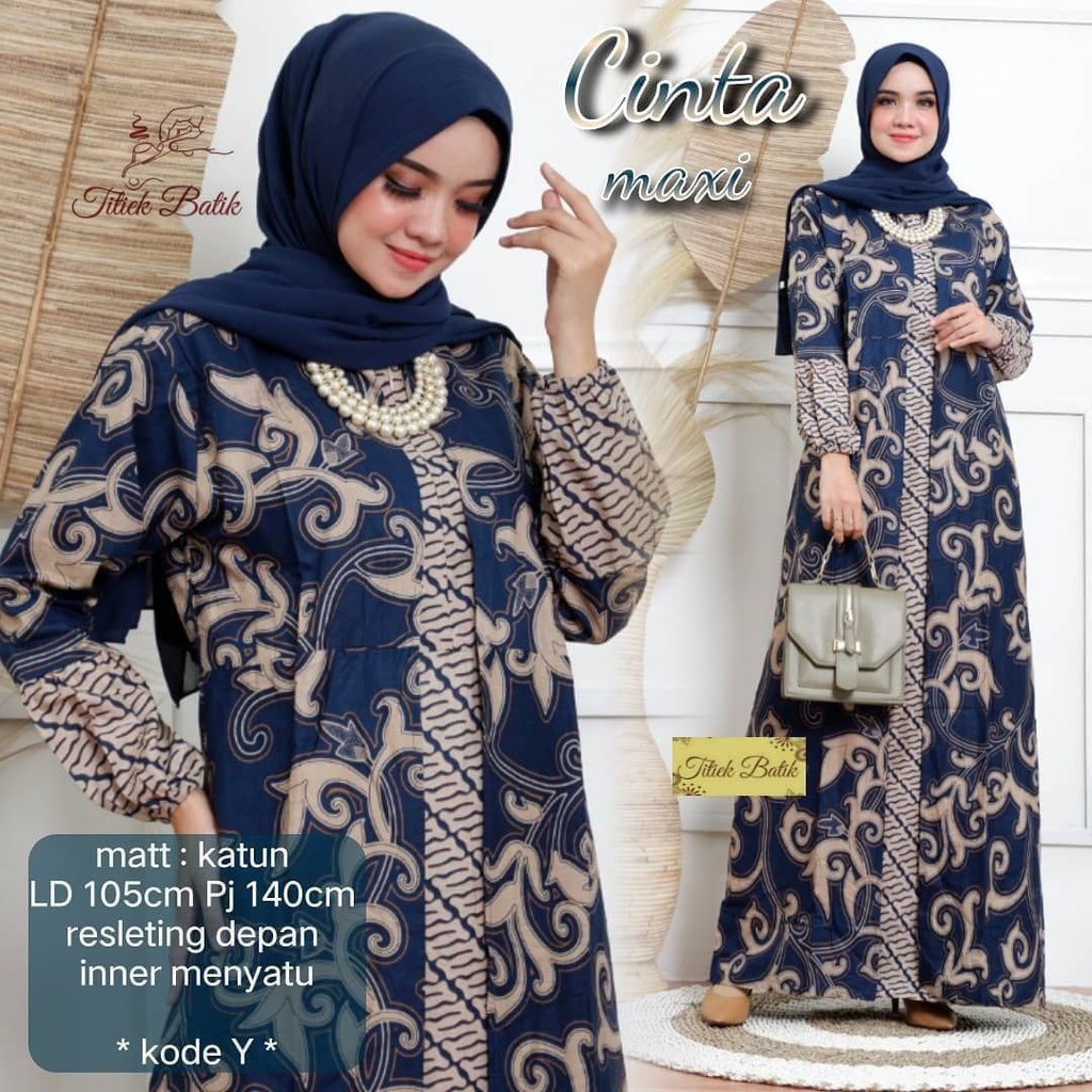 Gamis Batik Dolby Dolbi Dobby Doby Tenun Sutra Tulis Katun Atbm Baron Sarimbit Couple Pkl Hem Soga